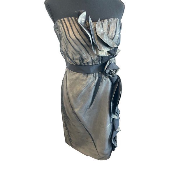 NWOT Marc Bouwer GLAMIT silk cocktail grad dress - Picture 1 of 6